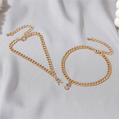 Nhẫn quần vợt cá nhân 18K vàng bọc kim loại thời trang đồng Cuba liên kết chuỗi quần vợt