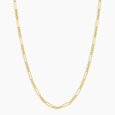 18in 925 Sterling Silver Chain Necklace 2.2mm Width 18K Gold Chain Necklace