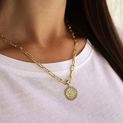 Vòng cổ xếp chồng với mặt dây chuyền đôi bằng bạc 925 thủ công, giao hàng trong 30 ngày