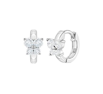 Sapphire Cubic Zircon Butterfly Huggies Bàn tai quà tặng