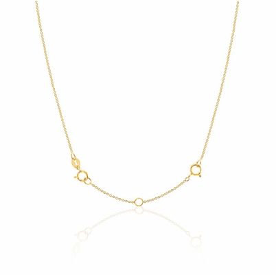 Vàng bọc 925 Sterling bạc vòng tay và dây chuyền vòng cổ kéo dài cho kỷ niệm