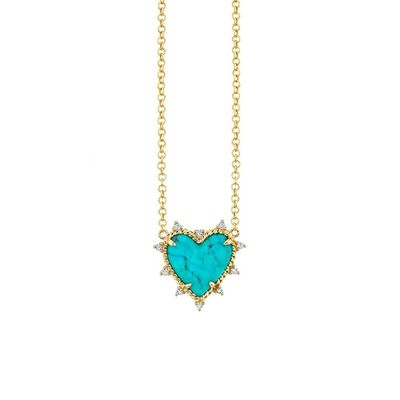 925 Sterling bạc dây chuyền đồ trang sức kim cương và màu xanh lam trái tim xoắn vòng cổ không dây chuyền ngọc trai