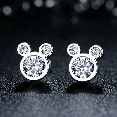 Đánh giá của bên thứ ba Chứng nhận trẻ em đồ trang sức 925 Sterling bạc Mouse tai