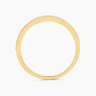 Sản phẩm nóng 18K vàng bọc nửa vĩnh cửu xếp chồng 925 Sterling bạc nữ ban nhạc nhẫn