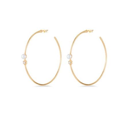 925 Sterling Silver Hoop Bàn tai 4mm-4.5mm Bàn tai ngọc trai nước ngọt