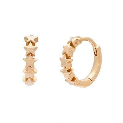 925 Sterling Silver Star Huggie Bàn tai dành cho phụ nữ Đồ trang sức thời trang