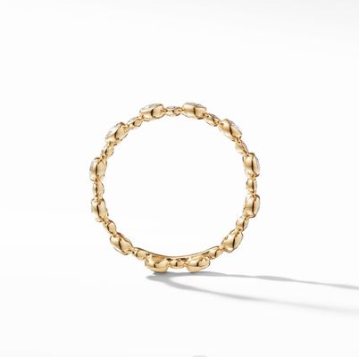 Đồ cổ điển Zircon Eternity Band Vàng trang sức US Size 10 Clear CZ Ring