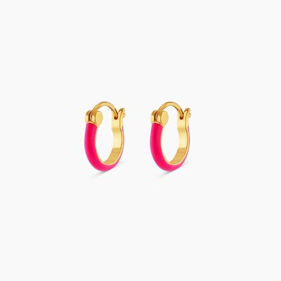 Màu 925 Sterling bạc Hoop Bàn tai 18K vàng xếp chồng Hoop Bàn tai