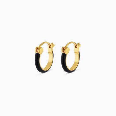 Màu 925 Sterling bạc Hoop Bàn tai 18K vàng xếp chồng Hoop Bàn tai