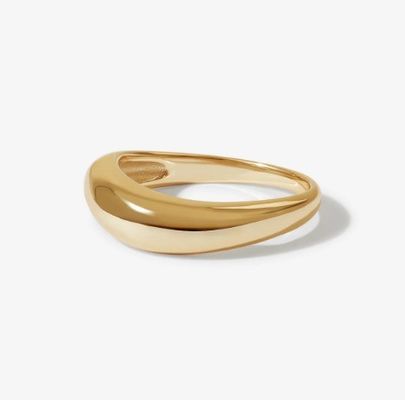 US5-US10 925 Sterling Silver Stackable Rings 18K vàng mạ