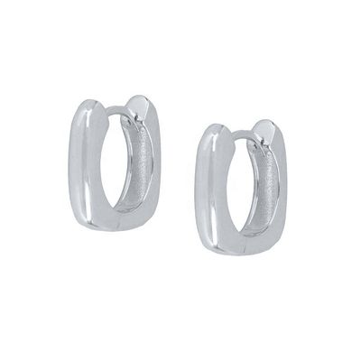 BÁO GÌ ĐÁO 18K Vàng Vàng Hoop Huggie Sterling bạc 925 đồ trang sức cho phụ nữ