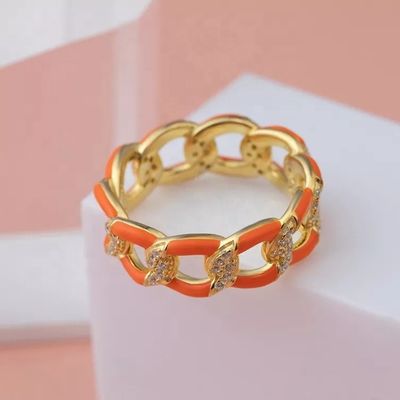 925 Sterling Silver Twist Ring Vòng đính hôn của phụ nữ được mạ vàng
