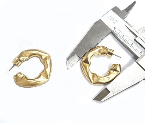 Tùy chỉnh tai nghe hoop bằng đồng dày đánh bóng tai nghe hoop bằng đồng nhỏ