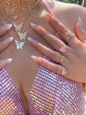 Nhẫn tên thiên thần bằng vàng rắn cho phụ nữ làm bằng tay Glitter 925 Sterling Silver Modern N/A