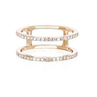 Vàng 18K mạ mạ 925 Sterling Silver Crystal Cubic Zircon đồ trang sức