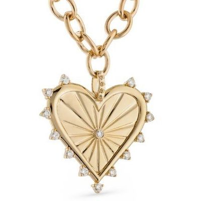 18K vàng trắng CZ nhọn tình yêu trái tim quyến rũ vòng cổ 925 Sterling bạc dây chuyền