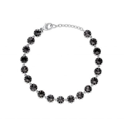 Thorn CZ Nhẫn quần vợt kim cương Nhẫn đá quý đen