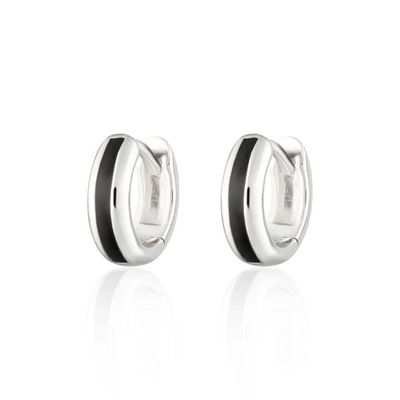 925 Logo tùy chỉnh 18K vàng mạ mịn màu hồng Huggie Bàn tai cho phụ nữ Chick nhìn