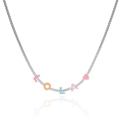 Tên tùy chỉnh vòng cổ chữ cái cá nhân Mái mài đầu tiên của vòng cổ vàng cá nhân
