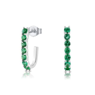 Hoa tai đinh tán uốn cong hợp thời trang bằng bạc Sterling 925 vàng 14k cho phụ nữ Trang sức cho bé gái