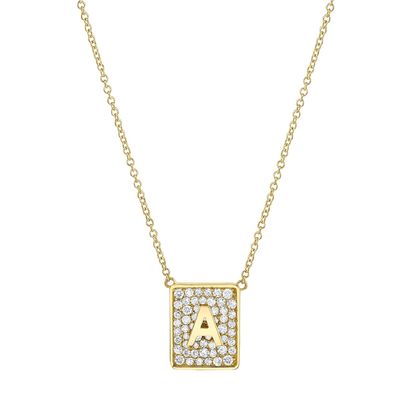 Làm cho ngày của cô ấy với 14K vàng hình vuông đầu tiên cổ đá quý cho phụ nữ quà Valentine