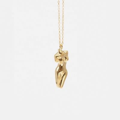 925 Sterling bạc Venus phụ nữ thân dây chuyền vòng cổ tùy chỉnh cho trang phục của bạn