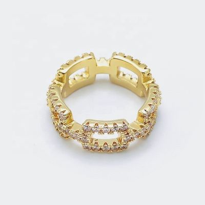 Nhẫn dây chuyền tùy chỉnh Đơn giản CZ Real Sterling bạc 925 đồ trang sức cho phụ nữ và nam giới