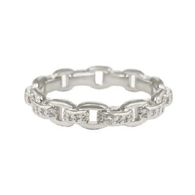 Xích dây chuyền 18K vàng tinh tế cá nhân siêu cổ tích 925 Sterling bạc nhẫn