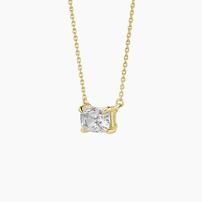 Xương hình bầu dục cắt 5A Trắng hình khối Zirconia Đá đá quý lấp lánh Anh dây chuyền cho phụ nữ đồ trang sức cổ điển