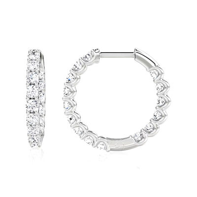 925 Sterling Silver Fine Jewelry Hoop Earrings hoàn hảo cho mọi dịp