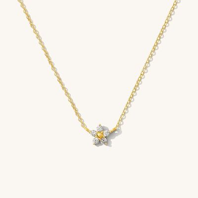 925 Sterling Silver Flower Necklace Exquisite Trendy Rhodium Plated For Engagement Wedding Party Perfect Gift For Girlfriends 925 Sterling Silver Flower Necklace Exquisite Trendy Rhodium Plated For Engagement Wedding Party Đám cưới Đám cưới