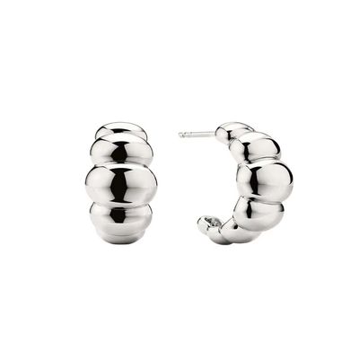 18K vàng Rhodium mạ lưỡi liềm Stud tai nghe ️ Điển hình mái vòm Hoop tai nghe cho phụ nữ, hoàn hảo cho hàng ngày & bên