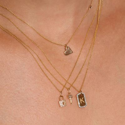 925 Sterling Silver Gold Rhodium Plated Zircon khắc vòng cổ